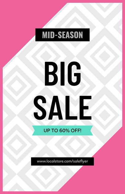 placeit flyer template for black friday sales