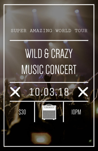 placeit online flyer maker for concert flyers