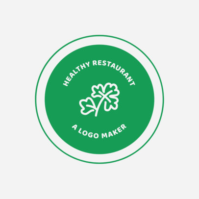 Healthy Logo Maker for Healthy Food Restaurants 