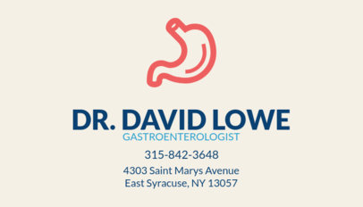 Gastroenterologist Business Card Maker
