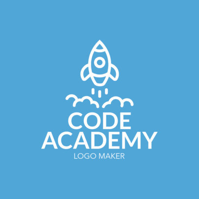 Start Up Logo Maker with Rocket Graphics