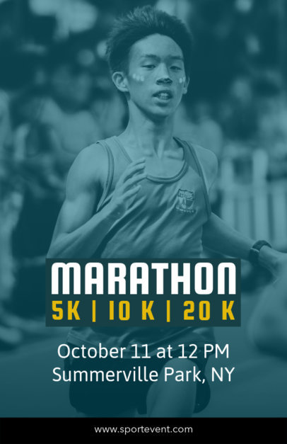 Online Flyer Maker for Sport Events like Running Races