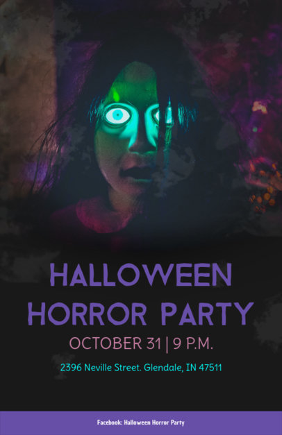 placeit halloween party flyer maker
