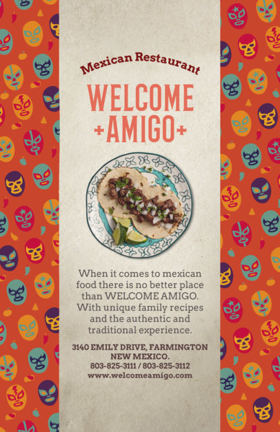 Restaurant Flyer Maker for Mexican Food Restaurants