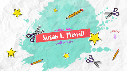 Placeit Online Banner Maker For A Youtuber With Unicorns Images
