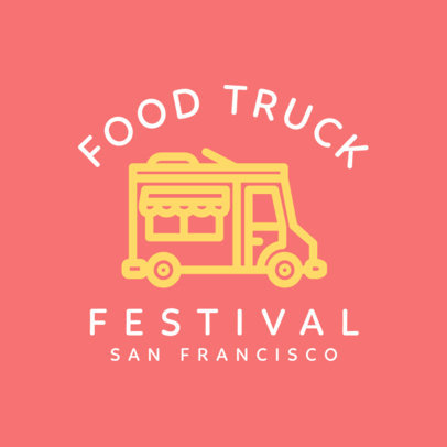 Food Truck Logo Maker for Food Festivals 