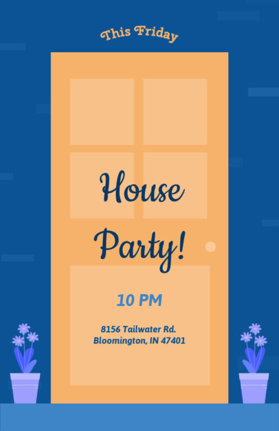 placeit online flyer maker for a housewarming party housewarming flyer