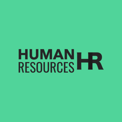 Simple HR Agency Logo Maker