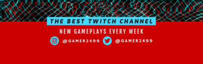 Youtube Banner Maker And Twitch Banner Maker Design Templates T