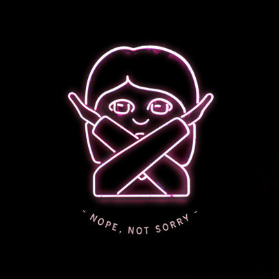 placeit hawaiian neon sign popsocket template