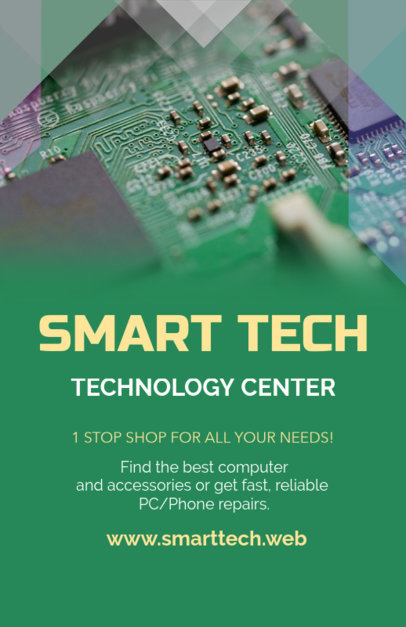 Tech Shop Online Flyer Maker 