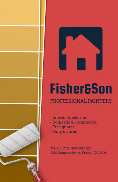 placeit painter flyer template