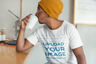 Black Models Wearing T-Shirts