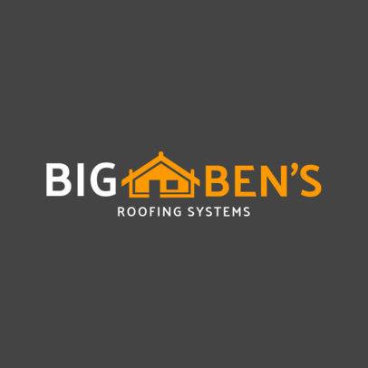 placeit commercial and residential roofing logo maker