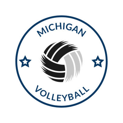 volleyball online logo maker make your own logo