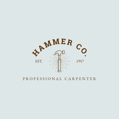 Carpentry Logo Maker Online Logo Maker Placeit