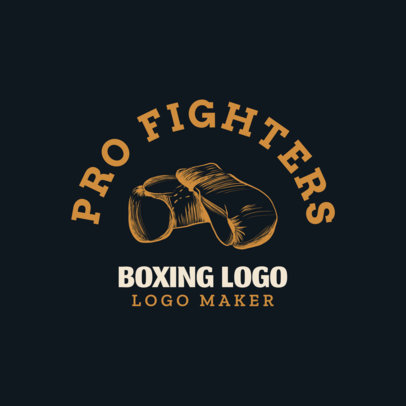 placeit boxing logo creator