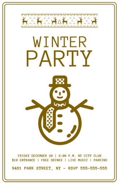 placeit christmas block party flyer maker
