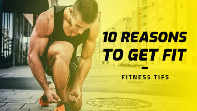 Fitness YouTube Thumbnail Maker