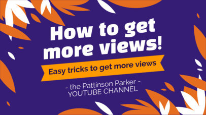 YouTube Thumbnail Banner with Colorful Graphics 