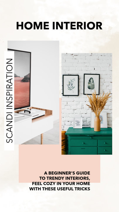 Placeit Instagram Story Template For An Interior Design Account