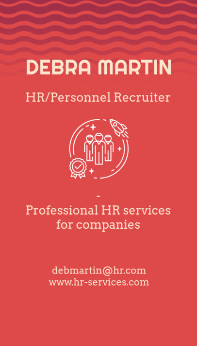 placeit vertically oriented business card maker for a personnel personal business card template