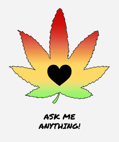 placeit cannabis t shirt design template onesie template