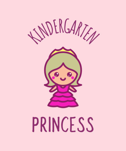Kindergarten Teacher T-Shirt Design Template