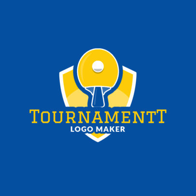 Table Tennis Logo Maker Online Logo Maker Placeit