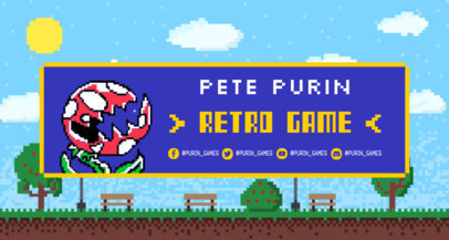 Placeit Twitch Banner Maker With Kawaii 8 Bit Characters