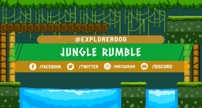 Youtube Banner Maker And Twitch Banner Maker Design Templates T
