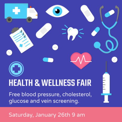 Medical-Themed Instagram Post Maker