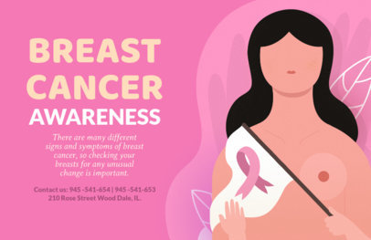 Breast Cancer Awareness Flyer Template