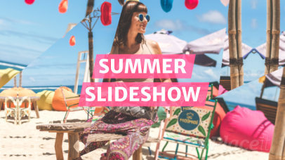 Photo Slideshow Video Maker with a Summer Theme 1296a 1901