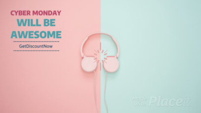 Youtube Ad Video Maker for a Cyber Monday Sale 650c 214