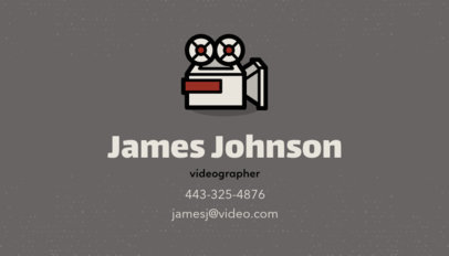 placeit business card template to design a filmmaker videographer business card