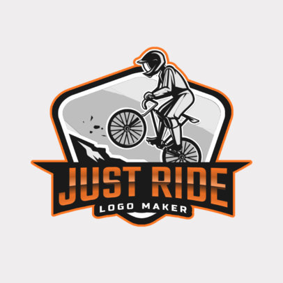 Biking Logo Maker Online Logo Maker Placeit