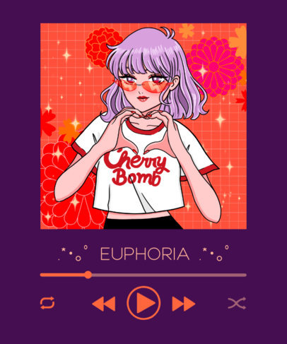 Anime Design Templates T Shirts Insta Stories Banners More Placeit