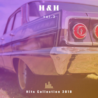 Hip-Hop Hits Collection Album Cover Design Maker 465d